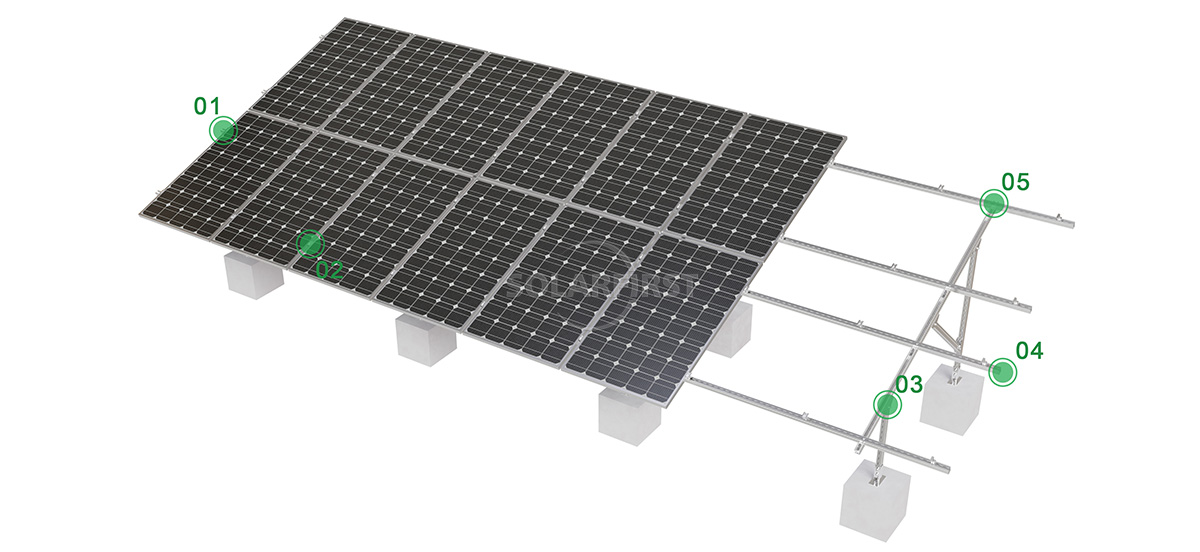 #ground mount PV C purlin