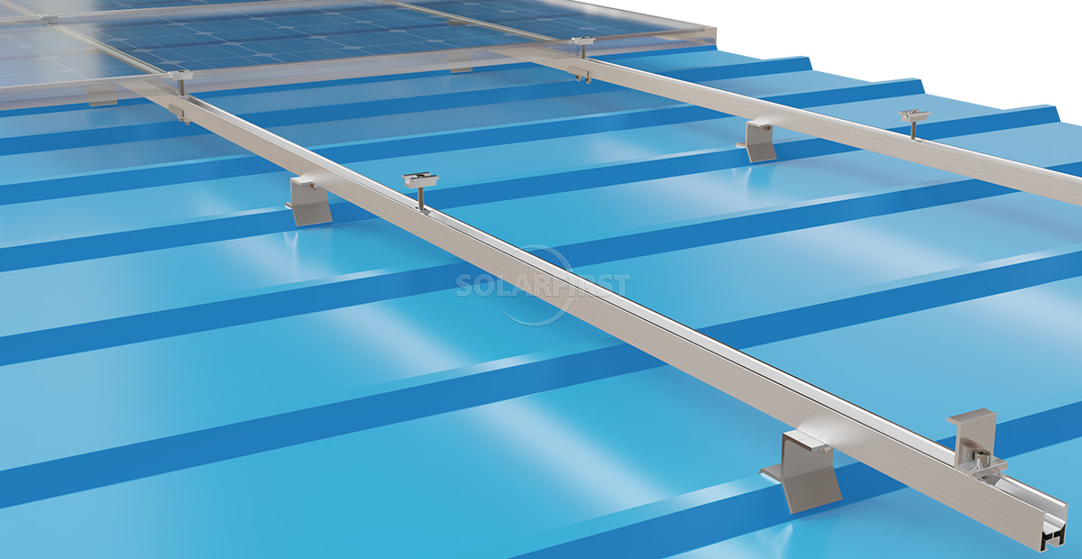 #trapezoidal clamp for metal roof solar