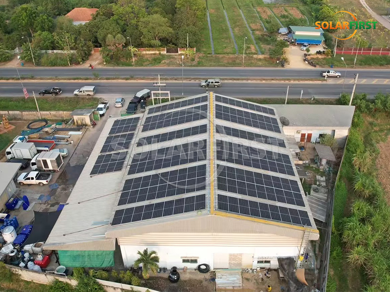 330 kWp Solarkraftwerk mit Betondach in Thailand