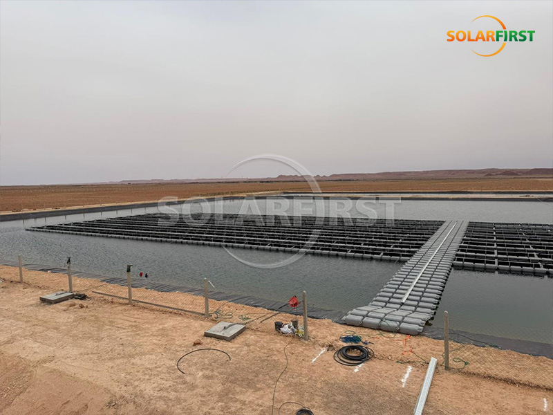 Schwimmendes Photovoltaik-Kraftwerk mit einer Leistung von 333,7 kWp in Marokko