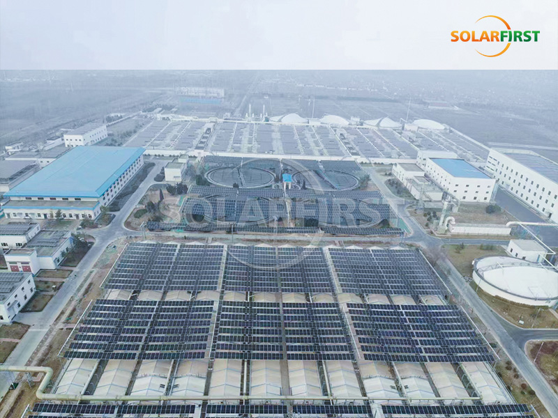 1,9-MWp-Solarkraftwerk mit flexibler Struktur in China
