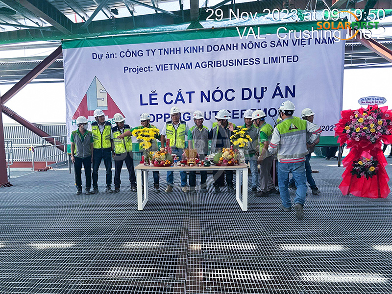 15.000 Quadratmeter Stahlgitterprojekt in Vietnam