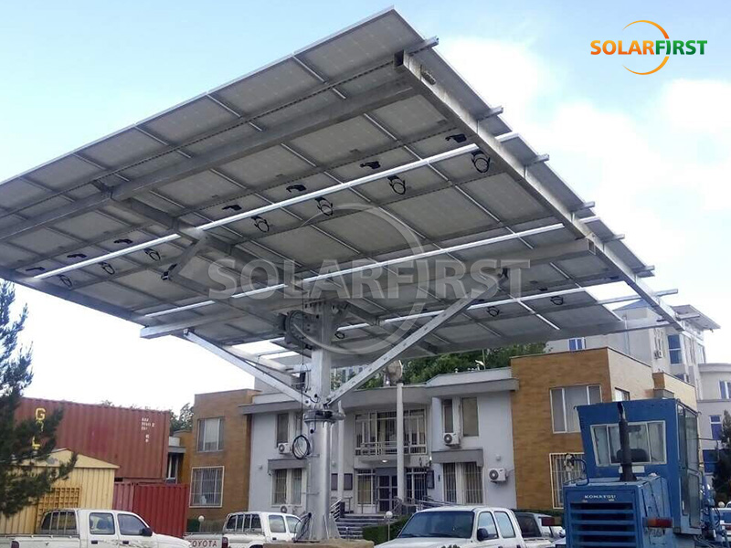 360 kWp Zweiachsen-Nachführlösung in Afghanistan