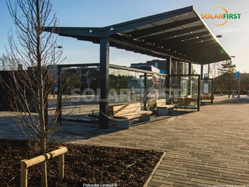 184 m² große Solar-BIPV-Parkplatzlösung in Großbritannien