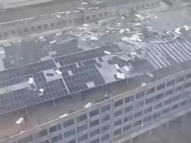 Das Dachsolarprojekt von Solar First übersteht Taifun Doksuri unbeschadet