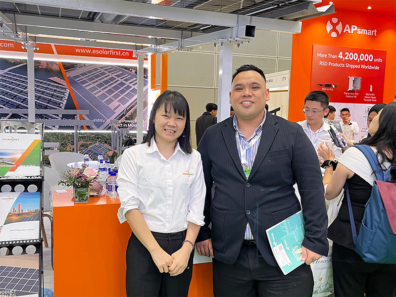 Malaysischer Energieminister besucht Solar First auf der IGEM & CETA 2024