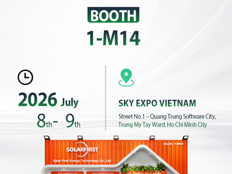Gemeinsam in Ho-Chi-Minh-Stadt: Solar First Group lädt Sie zur Solar & Storage Live Vietnam 2026 ein.