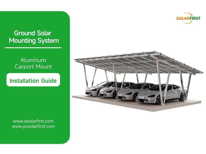 Solarcarport aus Aluminium