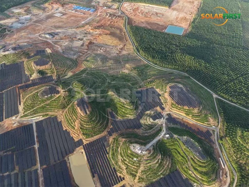 #mountainous PV project in Malaysia