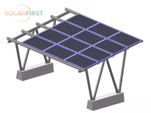 Carport-Halterung aus Aluminium für Solar-Boden