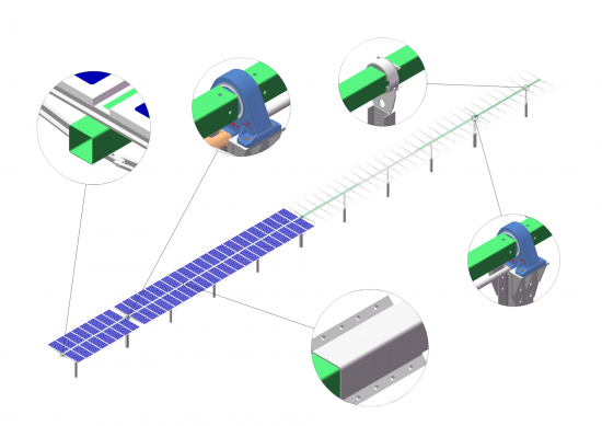 Horizont D + Series Solar-Tracking-Systeme