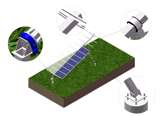 Tilt-Serie Solar-Tracking-Systeme
