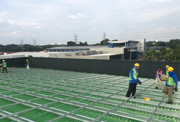  1MW grünes Metalldachprojekt in Malaysia 2020 