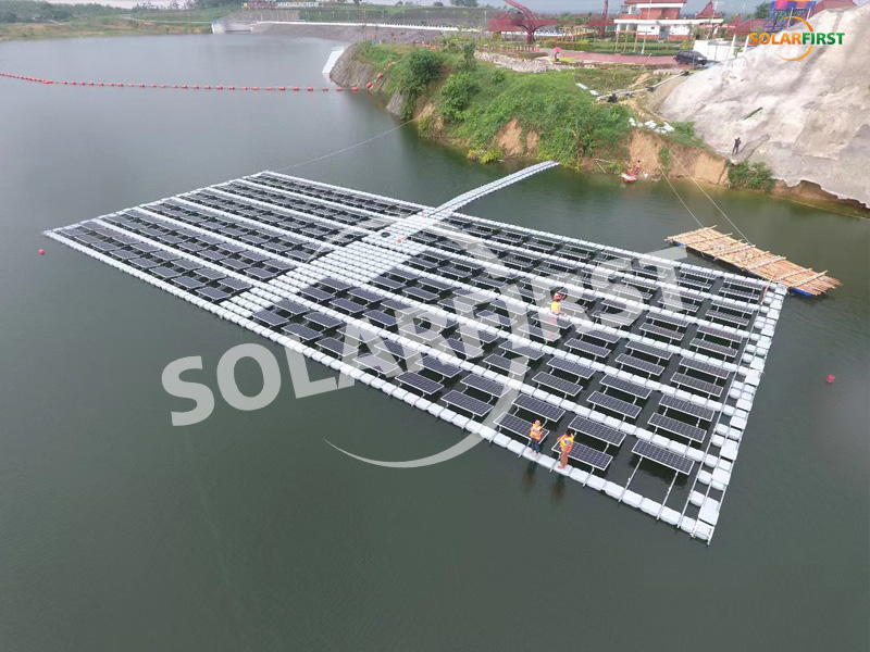 Completion of Solar First Group's First Floating Mounting Project in Indonesia