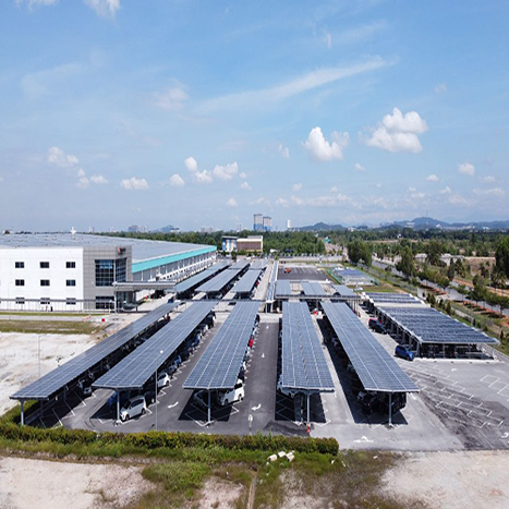 1,6 MW Solar-Carport-Projekt in Malaysia 2019